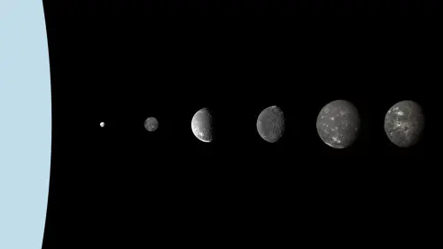 Moons of the planets of the Solar System