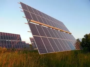 Photovoltaic cells convert solar energy into electrical energy