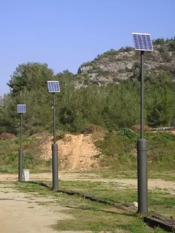 Public lighting using photovoltaic energy