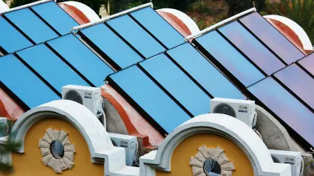 Rooftop solar collectors